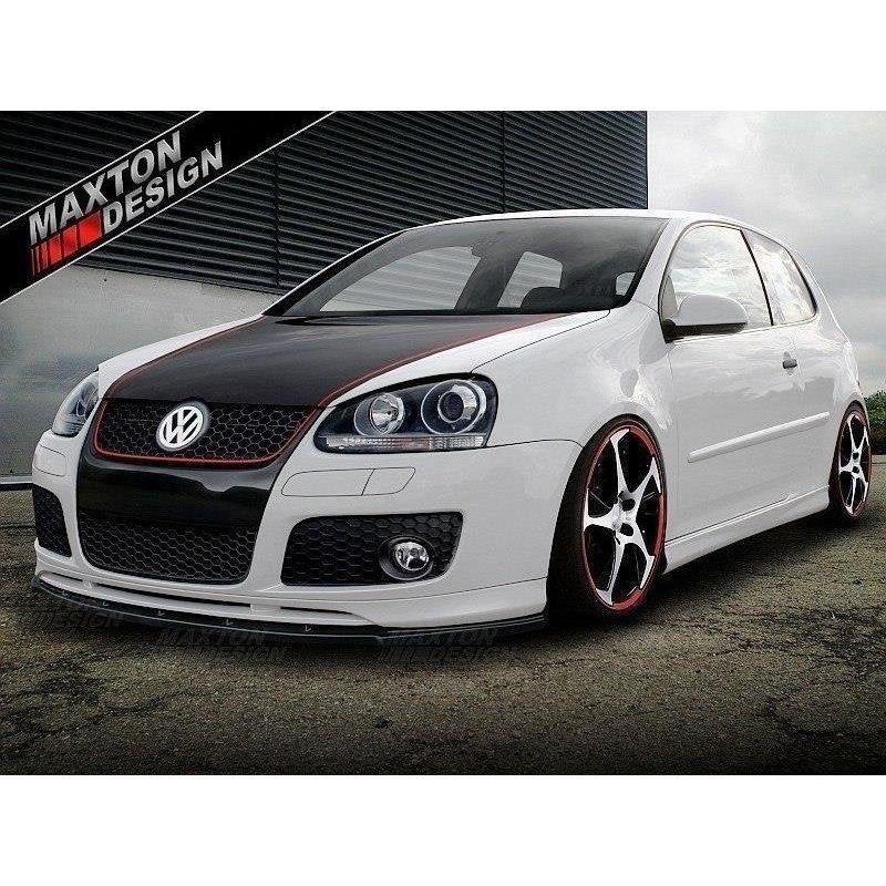 FRONT SPLITTER VW GOLF V GTI VOTEX GLOSS BLACK