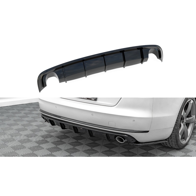 REAR VALANCE AUDI A8 D4 GLOSS BLACK