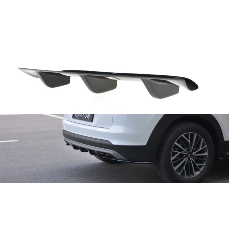 REAR VALANCE HYUNDAI TUCSON MK3 FACELIFT GLOSS BLACK