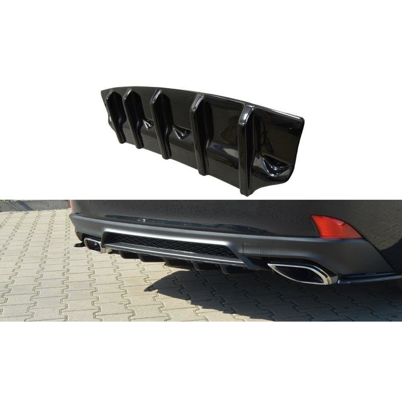 REAR VALANCE LEXUS IS MK3 FACELIFT T GLOSS BLACK