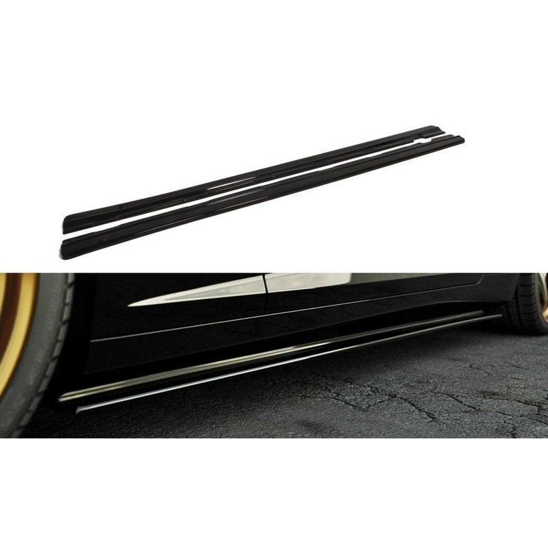 SIDE SKIRTS DIFFUSERS CHEVROLET CAMARO V SS - US VERSION (PREFACE) GLOSS BLACK