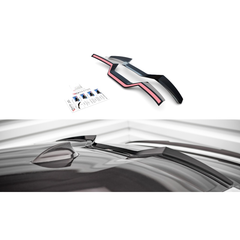 SPOILER CAP BMW X6 M-PACK G06 GLOSS BLACK