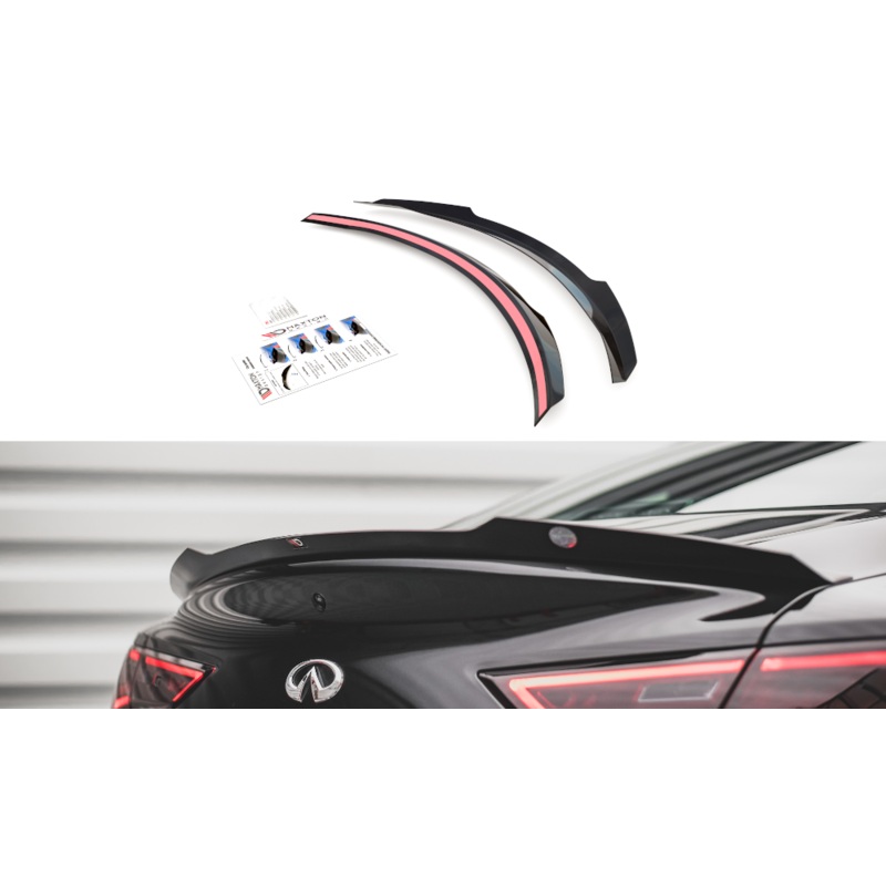 SPOILER CAP INFINITI Q60 S MK2 GLOSS BLACK