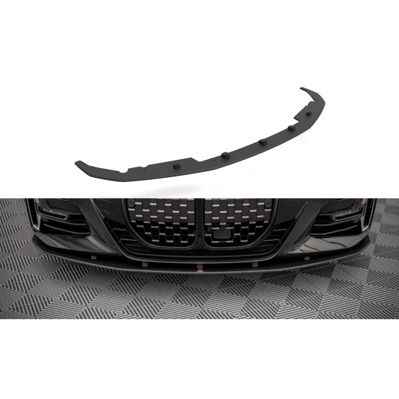 STREET PRO FRONT SPLITTER BMW 4 M-PACK G22 BLACK