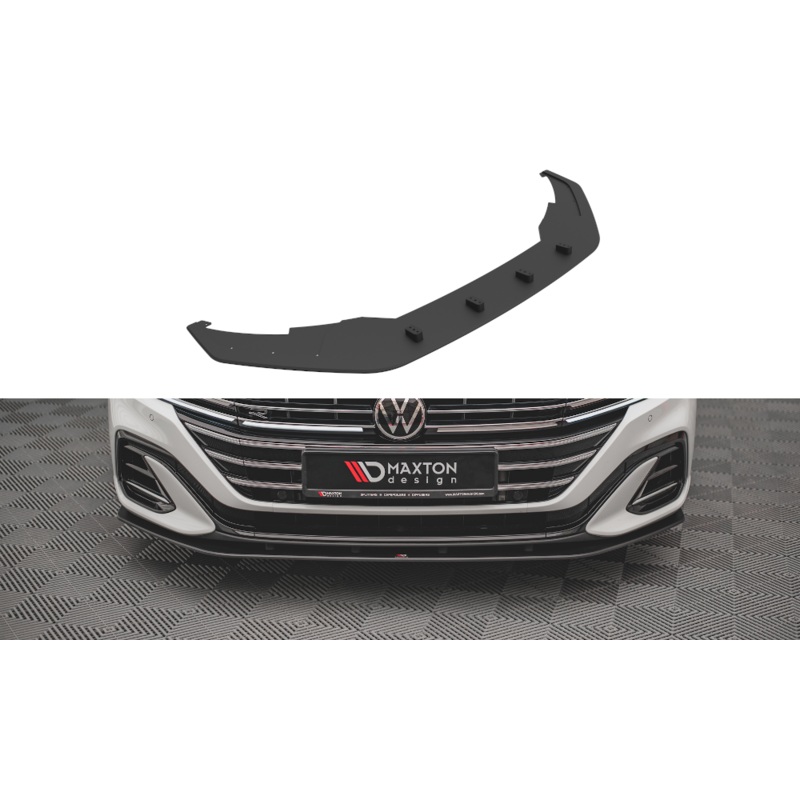 STREET PRO FRONT SPLITTER VOLKSWAGEN ARTEON R-LINE FACELIFT BLACK