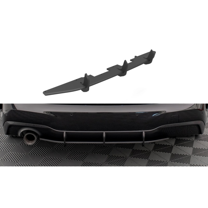 STREET PRO REAR DIFFUSER BMW 2 GRAN COUPE M-PACK F44 BLACK