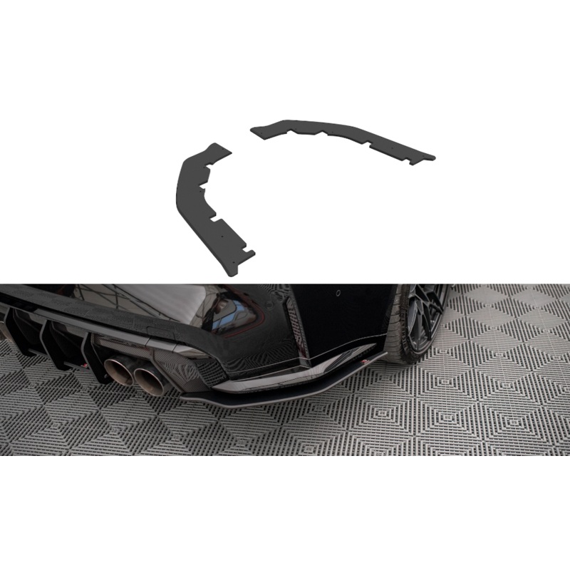 STREET PRO REAR SIDE SPLITTERS BMW M4 G82 BLACK