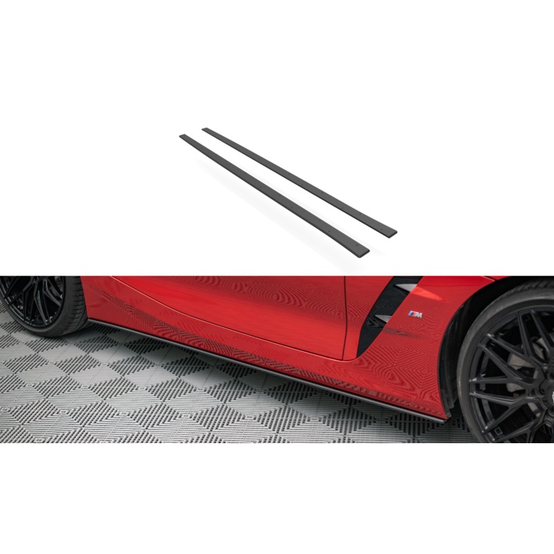 STREET PRO SIDE SKIRTS DIFFUSERS BMW Z4 M-PACK G29 BLACK