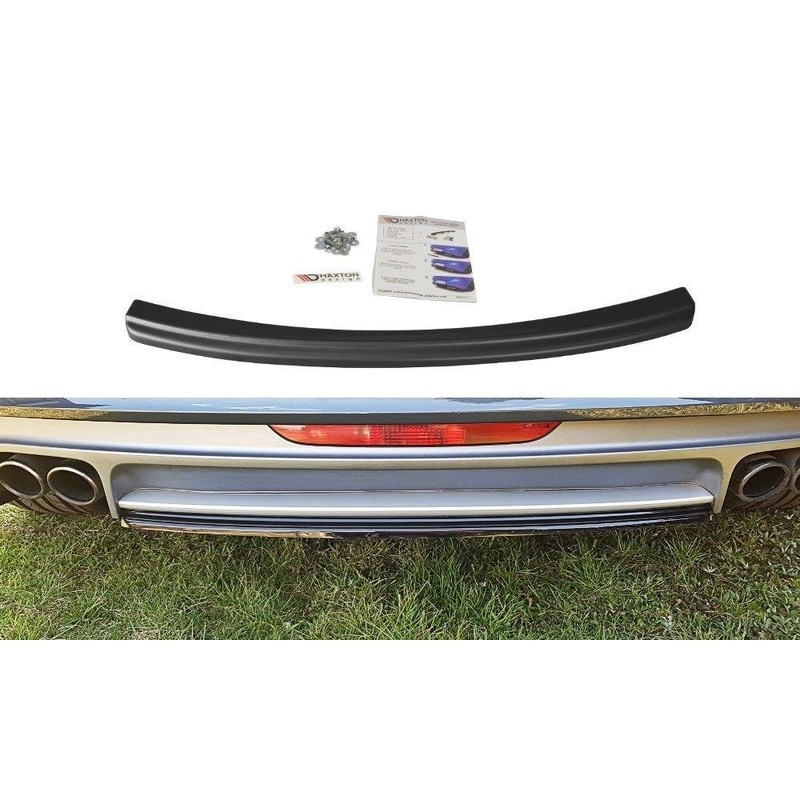 CENTRAL REAR SPLITTER AUDI TT S 8J GLOSS BLACK