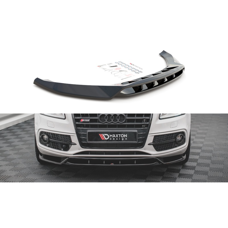 FRONT SPLITTER AUDI SQ5 MK1 (8R) GLOSS BLACK