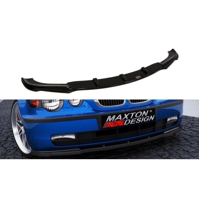 FRONT SPLITTER BMW 3 E46 COMPACT GLOSS BLACK