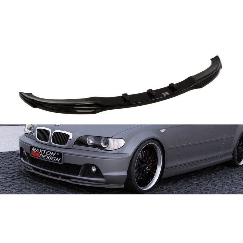 FRONT SPLITTER BMW 3 E46 COUPE FACELIFT MODEL GLOSS BLACK