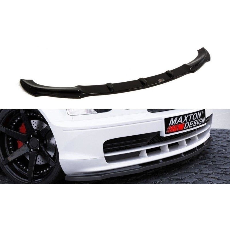 FRONT SPLITTER BMW 3 E46 COUPE GLOSS BLACK