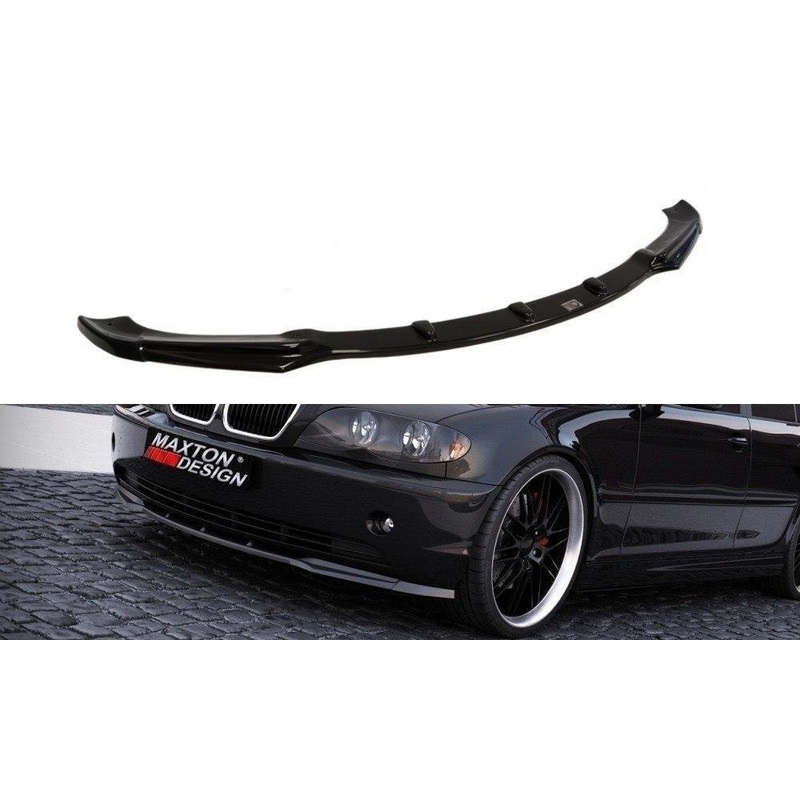 FRONT SPLITTER BMW 3 E46 SALOON FACELIFT MODEL GLOSS BLACK