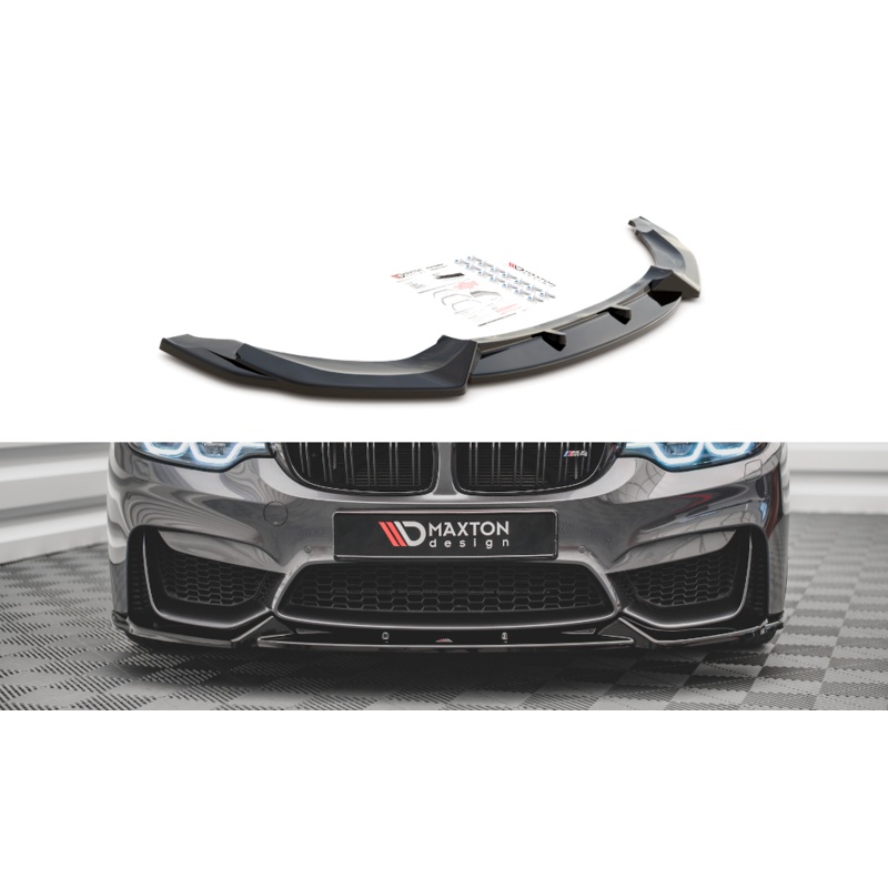 FRONT SPLITTER BMW M4 F82 GLOSS BLACK