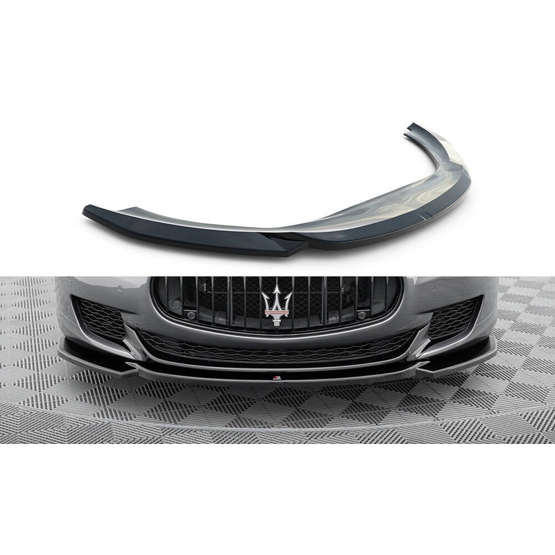 FRONT SPLITTER MASERATI QUATTROPORTE MK.6 PREFACE GLOSS BLACK