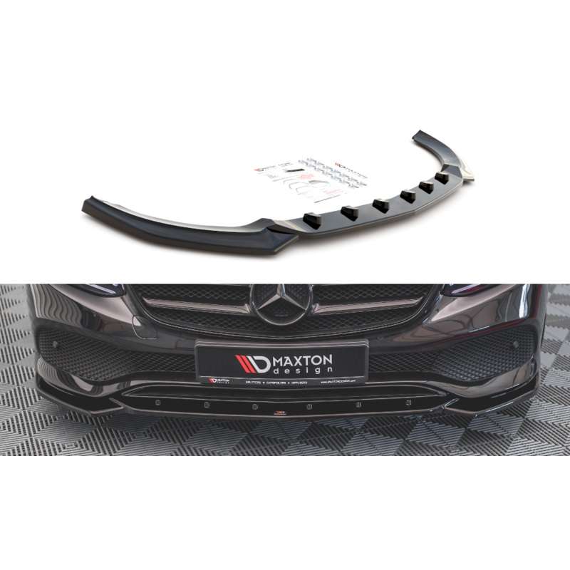 FRONT SPLITTER MERCEDES-BENZ E W213 GLOSS BLACK