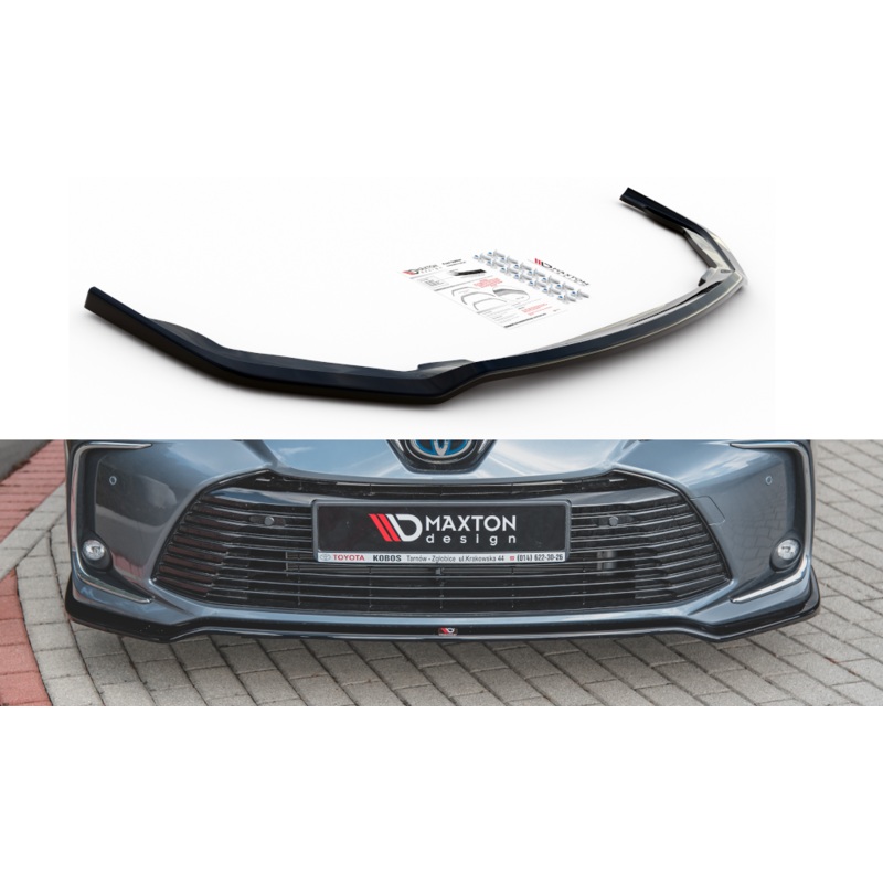 FRONT SPLITTER TOYOTA COROLLA XII SEDAN GLOSS BLACK