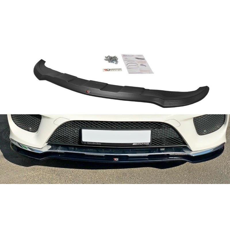 FRONT SPLITTER V.1 MERCEDES GLE W166 AMG-LINE GLOSS BLACK
