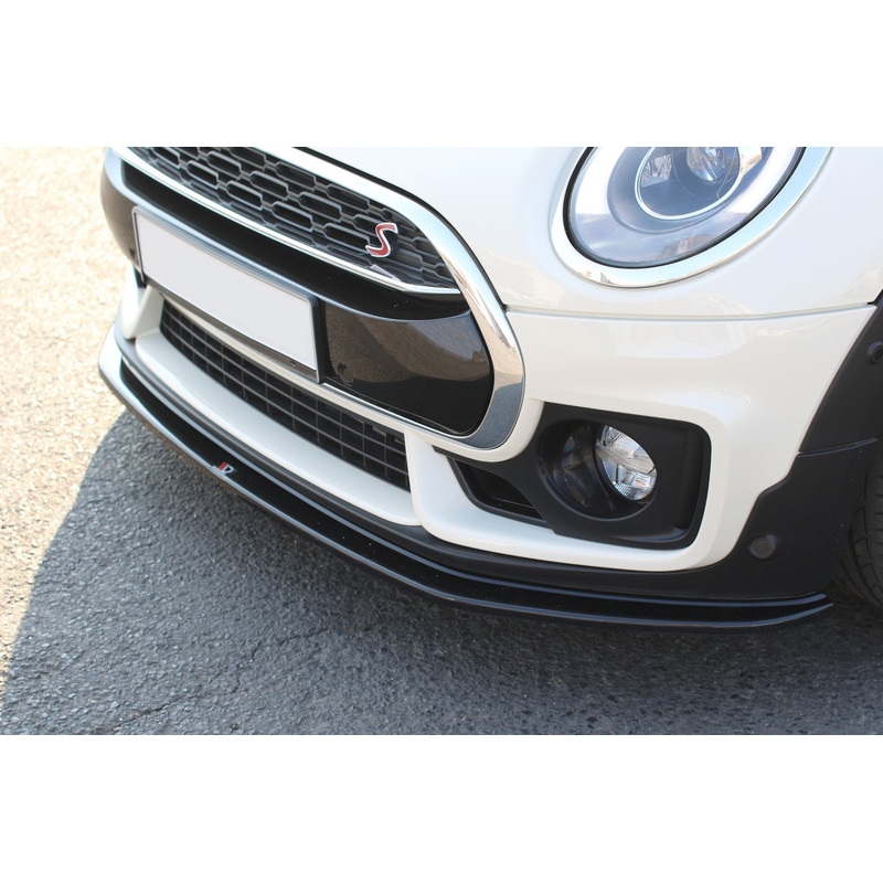 FRONT SPLITTER V.1 MINI CLUBMAN S MK2 (F54) JCW GLOSS BLACK