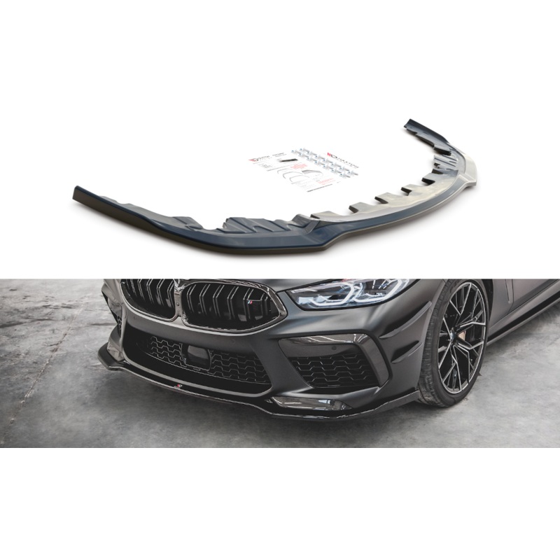 FRONT SPLITTER V.2 BMW M8 GRAN COUPE F93 / COUPE F92 GLOSS BLACK