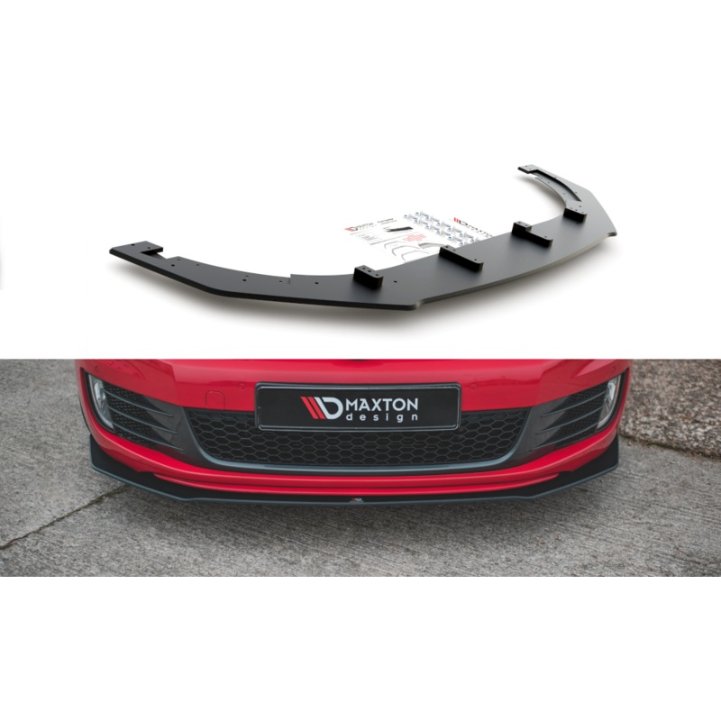 RACING DURABILITY FRONT SPLITTER V.3 VOLKSWAGEN GOLF GTI MK6 BLACK