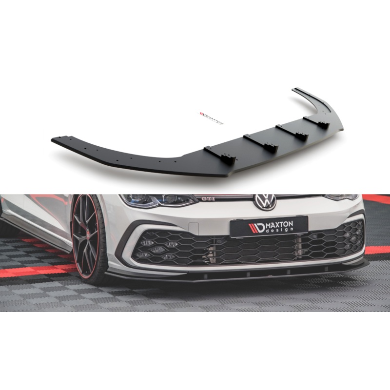 RACING DURABILITY FRONT SPLITTER VOLKSWAGEN GOLF 8 GTI / R-LINE BLACK