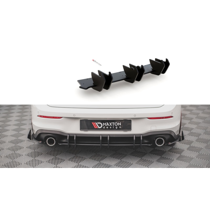 RACING DURABILITY REAR DIFFUSER V.2 VOLKSWAGEN GOLF 8 GTI BLACK