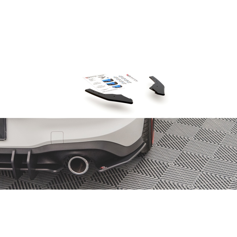 RACING DURABILITY REAR SIDE SPLITTERS VOLKSWAGEN GOLF 8 GTI BLACK