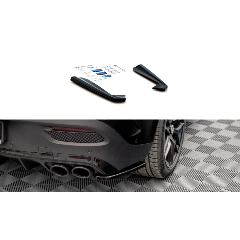 REAR SIDE SPLITTERS MERCEDES-AMG GLE COUPE C167 GLOSS BLACK