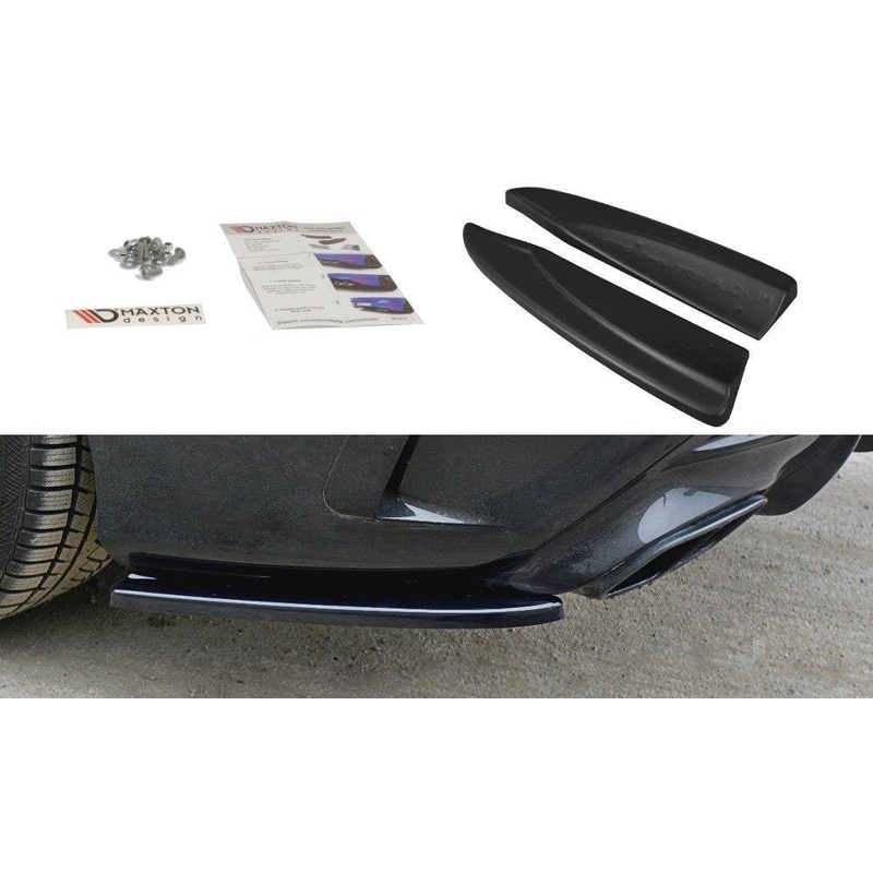 REAR SIDE SPLITTERS MERCEDES CLA A45 AMG C117 FACELIFT GLOSS BLACK