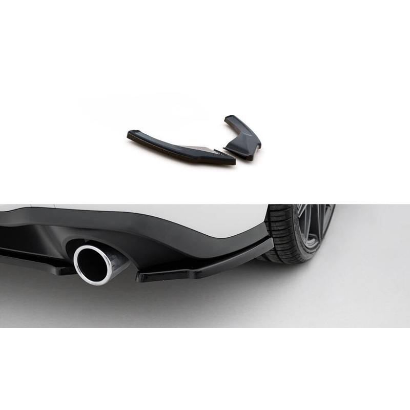 REAR SIDE SPLITTERS VOLKSWAGEN GOLF 8 GTI GLOSS BLACK