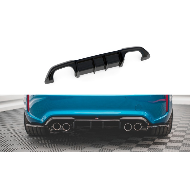 REAR VALANCE BMW M2 F87 GLOSS BLACK