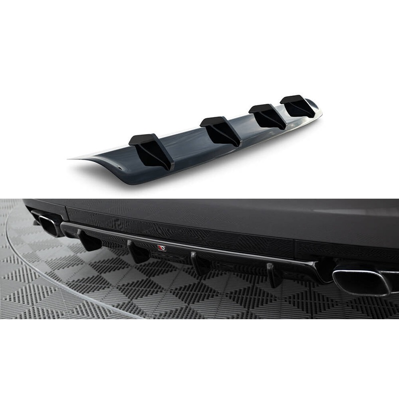 REAR VALANCE MASERATI QUATTROPORTE MK.6 PREFACE GLOSS BLACK