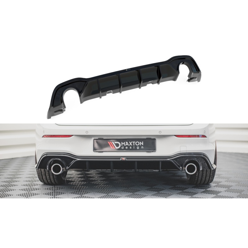 REAR VALANCE V.2 VOLKSWAGEN GOLF 8 GTI GLOSS BLACK