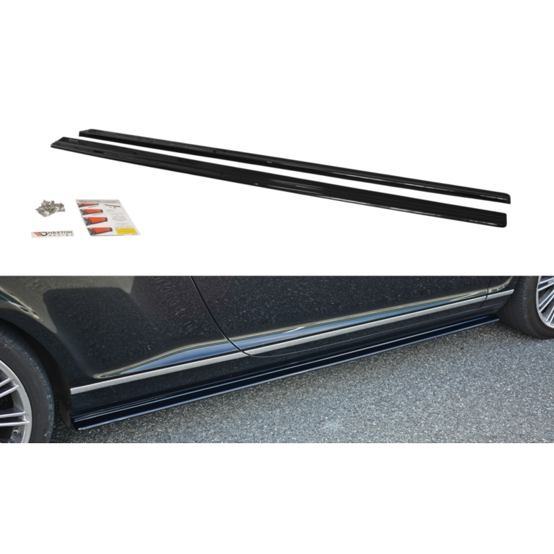 SIDE SKIRTS DIFFUSERS BENTLEY CONTINENTAL GT GLOSS BLACK