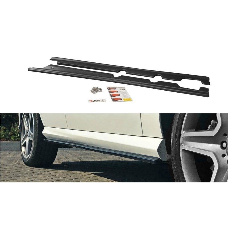 SIDE SKIRTS DIFFUSERS MERCEDES GLE W166 AMG-LINE GLOSS BLACK