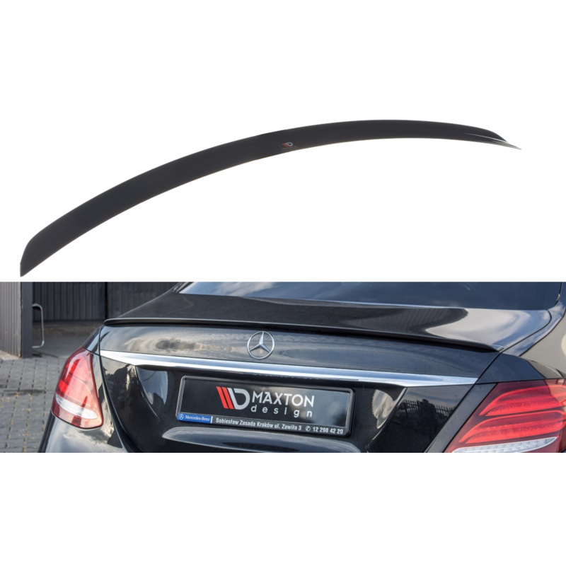 SPOILER EXTENSION MERCEDES-BENZ E-CLASS W213 AMG-LINE GLOSS BLACK