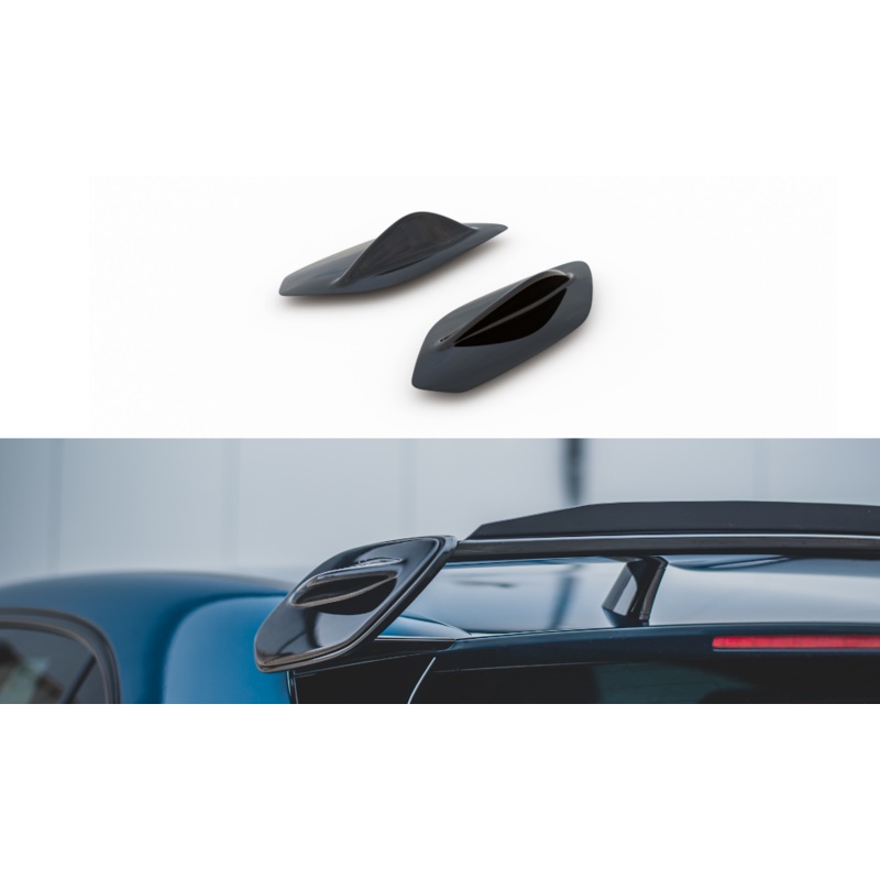 SPOILER SIDE EXTENSIONS MERCEDES A35 AMG W177 GLOSS BLACK