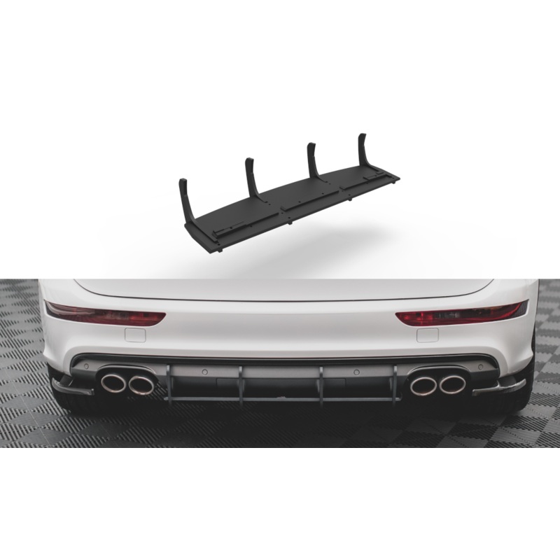 STREET PRO REAR DIFFUSER AUDI SQ5 MK1 (8R) BLACK