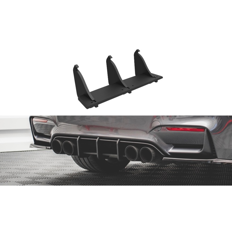 STREET PRO REAR DIFFUSER BMW M4 F82 BLACK