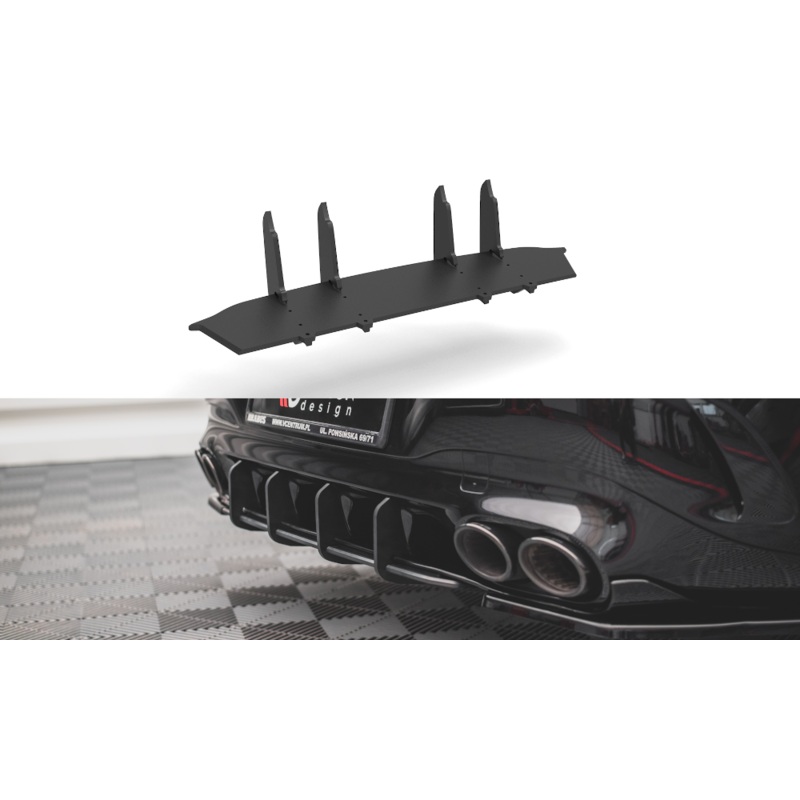 STREET PRO REAR DIFFUSER MERCEDES-AMG CLA 35 / 45 AERO C118 BLACK