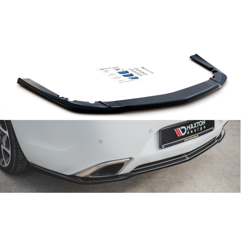 CENTRAL REAR SPLITTER BUICK REGAL GS / OPEL INSIGNIA MK. 1 OPC FACELIFT GLOSS BLACK