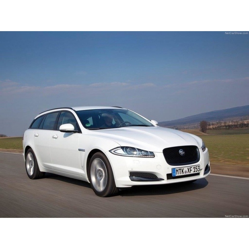 FRONT SPLITTER JAGUAR XF X250 (FACELIFT) GLOSS BLACK