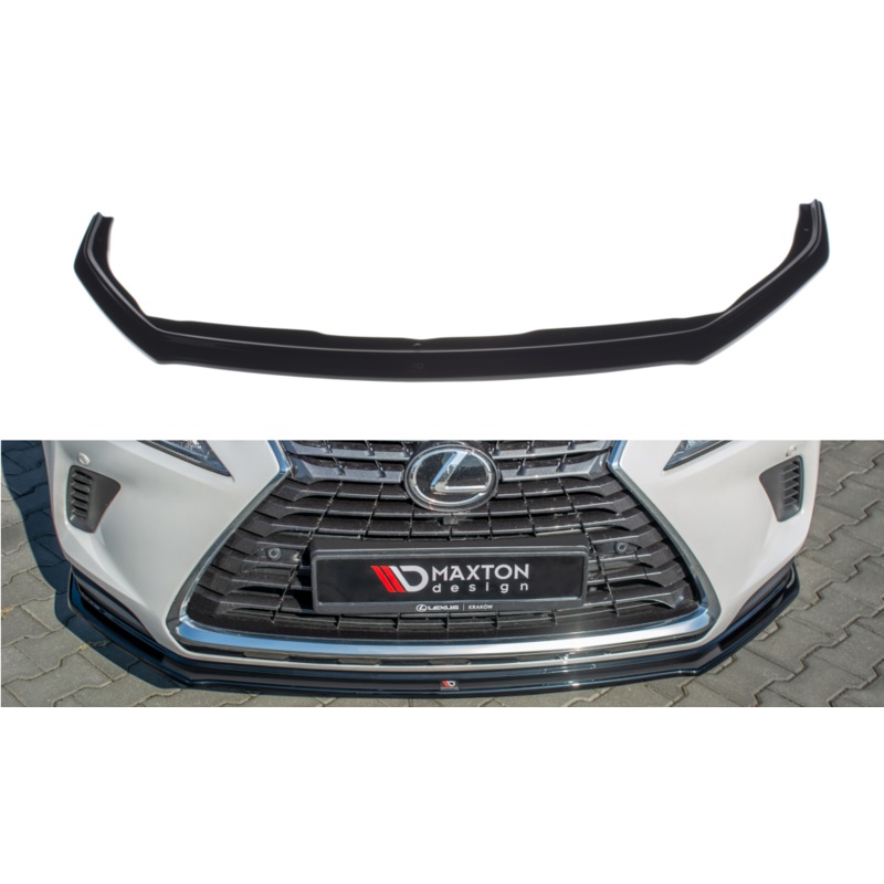 FRONT SPLITTER LEXUS NX FACELIFT GLOSS BLACK