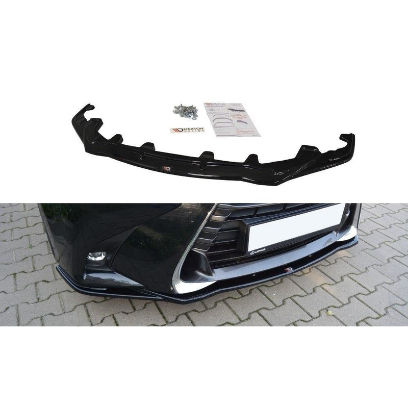 FRONT SPLITTER V.1 LEXUS GS MK4 FACELIFT GLOSS BLACK