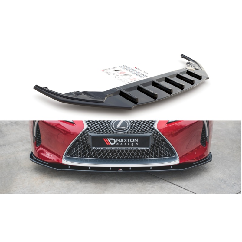FRONT SPLITTER V.1 LEXUS LC 500 GLOSS BLACK