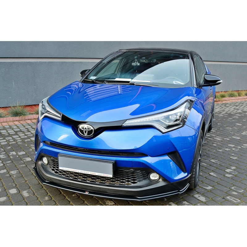 FRONT SPLITTER V.1 TOYOTA C-HR GLOSS BLACK