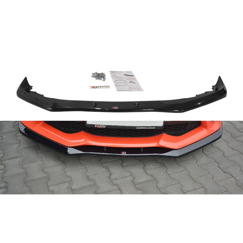 FRONT SPLITTER V.1 TOYOTA GT86 FACELIFT GLOSS BLACK