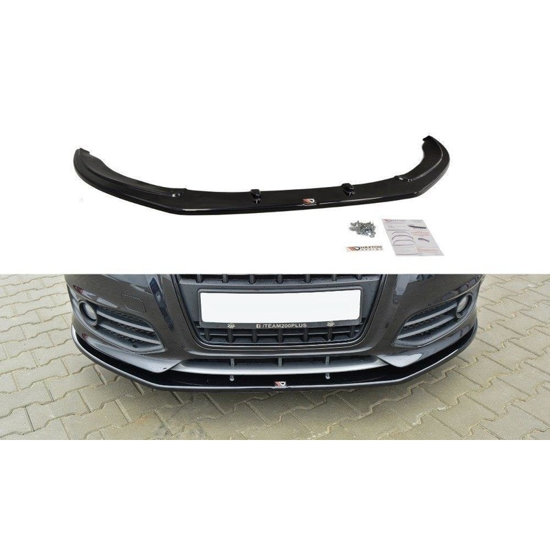 FRONT SPLITTER V.2 AUDI S3 8P FL GLOSS BLACK
